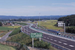 福島空港・あぶくま南道路(あぶくま高原道路)風景-2